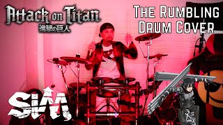 SiM  The Rumbling Full Version  Drum Cover [upl. by Leor]