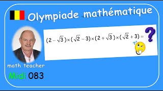 Olympiade mathématique Midi 083 [upl. by Tiossem]