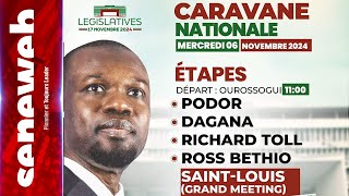 DIRECT  Caravane nationale de Ousmane Sonko  Etapes Dagana Richard Toll Ross Béthio [upl. by Merri]