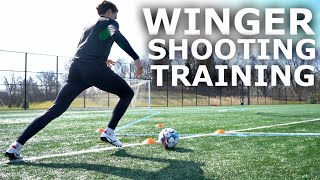 5 SHOOTING Drills For WINGERS  Score More Goals On The Wing [upl. by Hilaria]