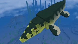 Minecraft paleocraft  life of a tylosaurus [upl. by Dewhurst]