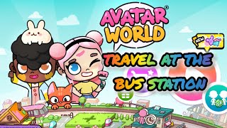 NEXT UPDATE ⚡🚲TRAVEL AT THE BUS STATION  AVATAR WORD👀👚 [upl. by Mukerji]