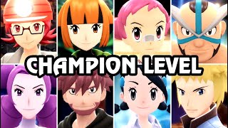 Pokémon Brilliant Diamond amp Shining Pearl  All Gym Leader Rematch HQ [upl. by Levan]