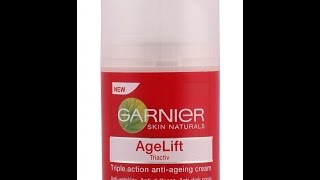 Garnier Triple Action Anti Ageing Cream [upl. by Yttik474]