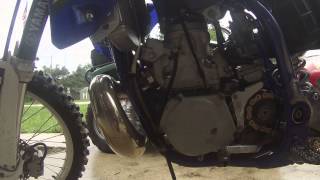 YZ250 erratic idle issue [upl. by Alyks]