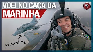 Como é VOAR NO CAÇA DA MARINHA DO BRASIL A4 Skyhawk [upl. by Rockefeller107]