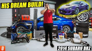 Surprising our SUBSCRIBER with his DREAM CAR BUILD Full Transformation  2014 Subaru BRZ 4K [upl. by Larual]