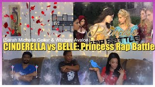 FR Reacts CINDERELLA vs BELLE Princess Rap Battle [upl. by Eserehs967]