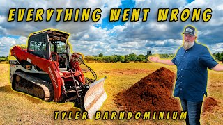 Everything Went WRONG Building a Gravel Road to the Tyler Barndominium [upl. by Aleihs]