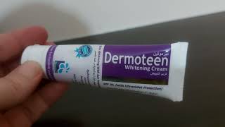 Dermoteen whitening cream Review Dermoteen whiteningcream spf30 [upl. by Siberson411]