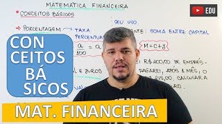 Conceitos Básicos  Matemática Financeira 1 [upl. by Ottavia]