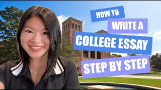 How to write a college essay step by step [upl. by Htrag59]