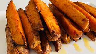 How to roast easy Sweet Potato Wedges Recipe  Home Cooking [upl. by Jessie618]