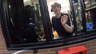 199 McDonalds Drive Thru Cheeseburger amp Coffee Merrill Wisconsin 6 September 2024 NGH10098 [upl. by Allecram]