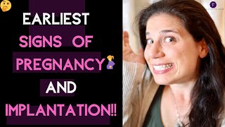 9 Implantation Signs and Symptoms  Pregnancy Signs in Two Week Wait  Implantation Symptoms [upl. by Arias]