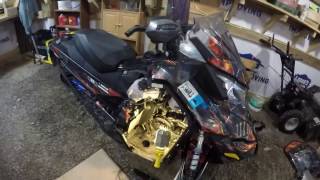 Ski doo How to Install Recoil starter Kit ETEC REV XPXS MXZ TNT ETEC [upl. by Eyoj]