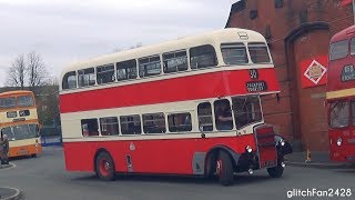 Ride in 1969 Leyland Titan PD314 East Lancs  Preserved Stockport 91 MJA891G [upl. by Drus]