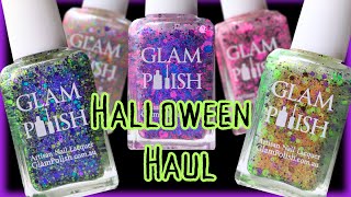 Spooky Sparkles Glam Polish Halloween Shop Haul 👻 [upl. by Jenkel647]