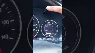 HRV Oil Life Reset shorts hondahrv [upl. by Zola]