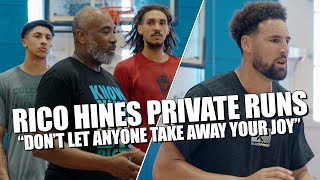 Rico Hines Private Runs featuring Klay Thompson Kevin Porter Jr Derrick Jones Jr amp MORE [upl. by Chrisoula470]