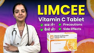 Limcee Vitamin C 500mg Chewable Tablet Kis Kaam Ati Hai Kab Le Benefits Uses Nuksan Side Effect [upl. by Ttennaej]