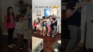 Chicken dance prank on husband 🐔 🤣 funny chickendance prank shorts [upl. by Nich]