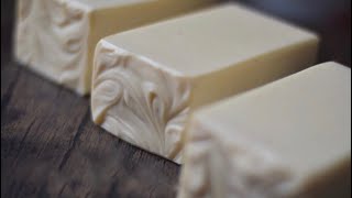 Making Oat Milk Cold Process Soap [upl. by Ettennat]