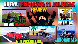 NUEVA TEMPORADA 20 DE JAILBREAK APOCALIPSIS  NUEVO AUTO NUEVA MONTAÑA Y MÁS FUNCIONES  ROBLOX [upl. by Powell]