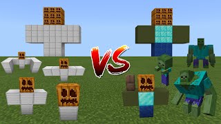 All Iron Golems vs All Zombies [upl. by Chilt]