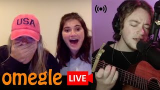 quotSo youve stolen our heartsquot Turning STRANGERS into FANS on OMEGLE Live [upl. by Alon]