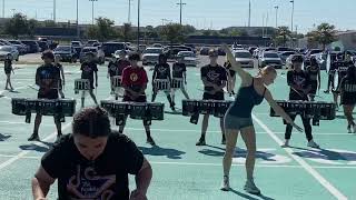 Cedar Ridge Drumline 2024 part one November 11 [upl. by Negroj]