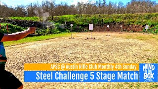 Exciting Steel Challenge GM Rimfire Rifle In 5 Stages amp Pistol Open Master Class ARC Match Review [upl. by Shurwood]