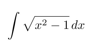 Integral of sqrtx21 substitution [upl. by Sosthenna]