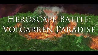 Heroscape Battle Volcarren Paradise [upl. by Yrolg]