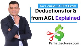 Deductions for AGI and Deductions from AGI Standard Deductions Explained [upl. by Shelden]