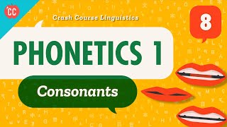 Phonetics  Consonants Crash Course Linguistics 8 [upl. by Finnie]