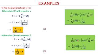 Lecture 7  Part 2  Solution of Clairauts partial differential equation [upl. by Khoury]