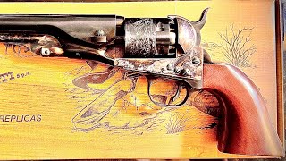 Uberti 1861 Colt Navy 36cal first shotsthoughts [upl. by Halimak]