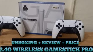 WORLD CHEAPEST GAMING CONSOLE IN PAKISTAN  24G WIRELESS GAMESTICK CONTROLLER UNBOXING AND REVIEW [upl. by Kilmarx]