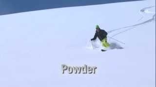 Telemark Powder Lesson from Telemark Tips App [upl. by Sutelc]