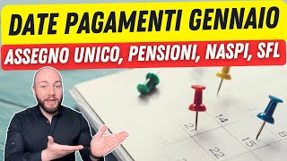 PAGAMENTI INPS GENNAIO 2024 tutte le date [upl. by Ysiad]