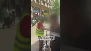 CAPTAN A NIÑOS portando armas blancas en el centro de Santiago  CHV Noticias Shorts [upl. by Boote623]