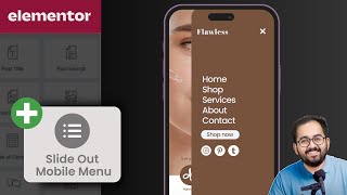 Easy Slide Out Menu in Elementor No Plugins [upl. by Noicpecnoc]