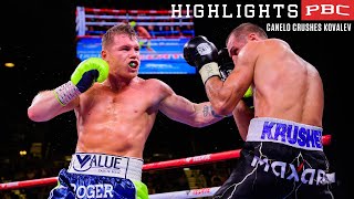 Canelo crushes Kovalev  CaneloMunguia [upl. by Rogozen]