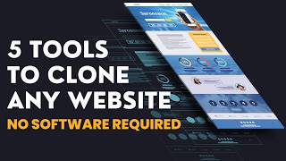 How To Clone A Website Online With Just A Click No Software [upl. by Martelle]