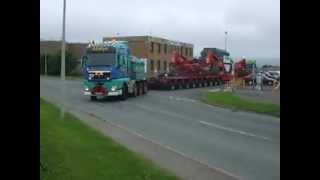 Allelys Heavy Haulage Invergordon Part 1 [upl. by Caralie]