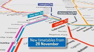 We’re moving forward Timetables are changing from 26 November [upl. by Naamann]