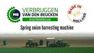 Spring onion harvesting machine [upl. by Hedwiga]