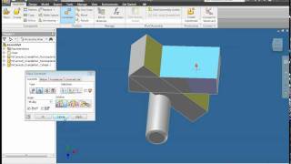 Autodesk Inventor 2010 Lesson 17 Create assembly using the Angle and Tangent constraints [upl. by Hairacaz]