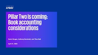 BEPS Pillar 2 is coming Book accounting considerations [upl. by Akedijn758]